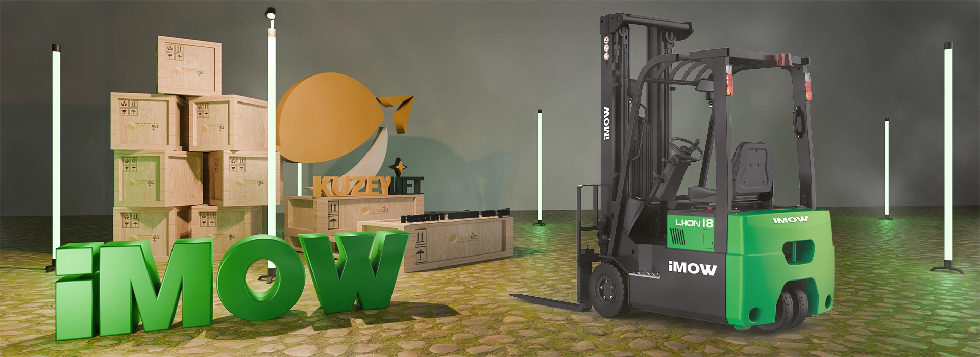 CPD18TVL 1,8 Ton Lityum-İyon Elektrikli Forklift 5,5 m kaldırma yüksekliği • 80V/205Ah Li-ion akü • Kuzey Lift Forklift İzmir satış ve servis desteği