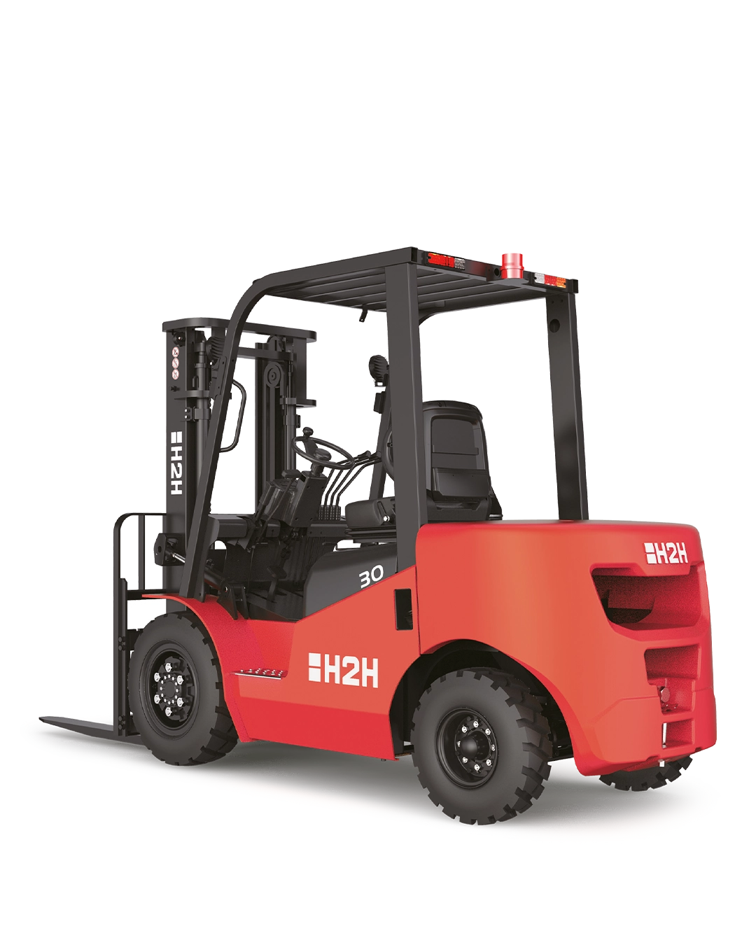 H2H CPCD35H3 3,5 ton dizel forklift, 4,5 m kaldırma yüksekliği ile depo ve açık saha ağır yük operasyonları