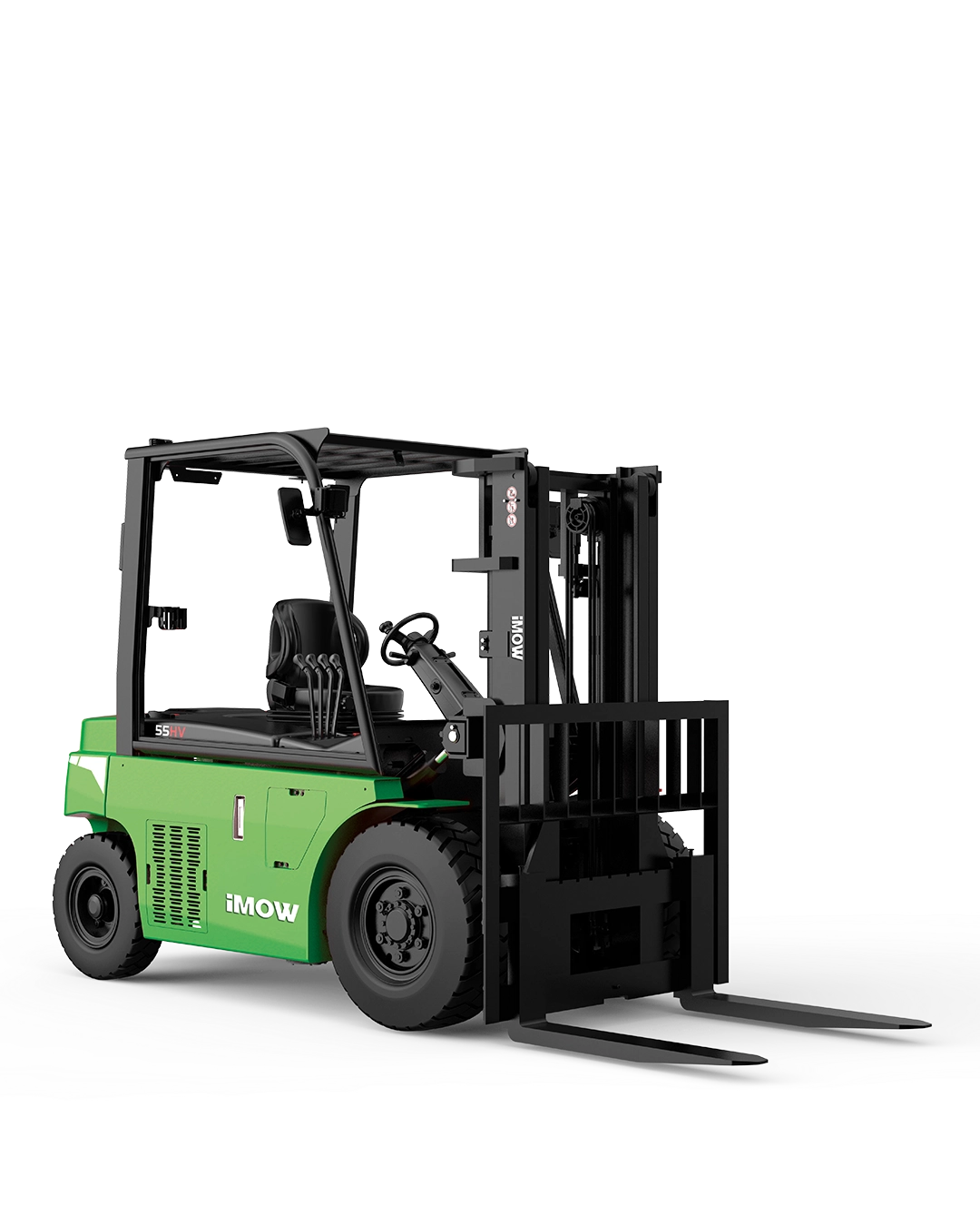 EFL553-HVD-6 5.5 ton lityum-iyon elektrikli forklift, 309V yüksek voltajlı batarya ve 60 kW PMSM motor gücüyle Kuzey Lift Forklift İzmir satış ve servis güvencesi altında ağır sanayi ve liman operasyonları için maksimum performans sunar.