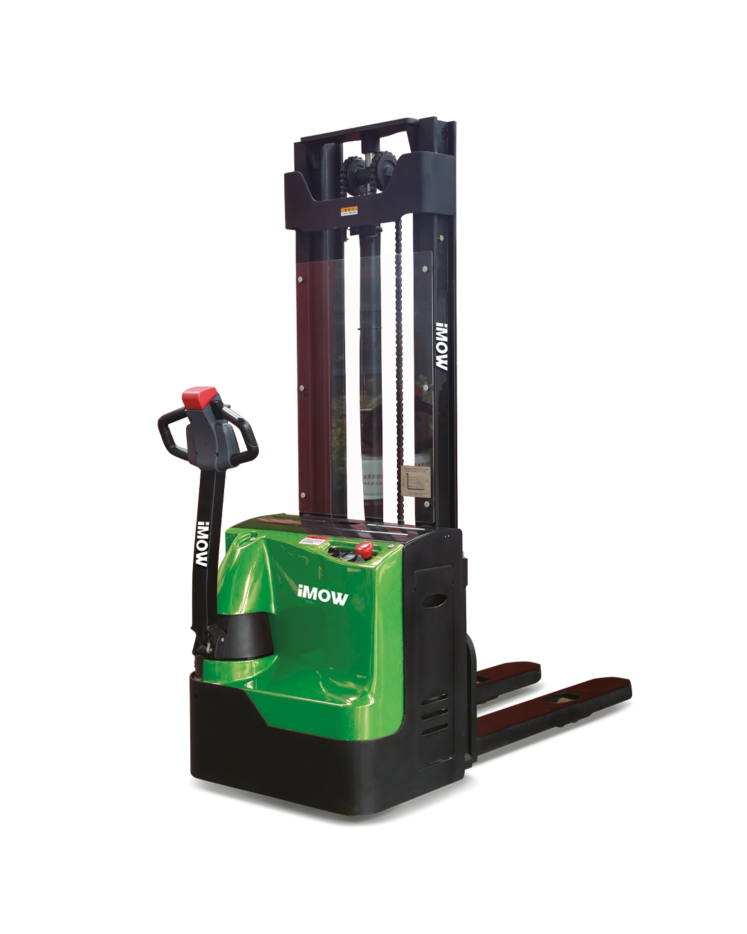 ES16-16WA 1.6 ton (1600 kg) lityum-iyon elektrikli istifleyici, 4.5 metre (4500 mm) kaldırma yüksekliği, yaya kontrollü (pedestrian) kullanım, 24V/205Ah akü, poliüretan tekerlekler, elektromanyetik fren, AC sürüş kontrol ve 1589 mm dönüş yarıçapı ile Kuzey Lift Forklift (İzmir) satış ve servis desteğiyle depo içi istifleme operasyonlarında ideal çözümdür.