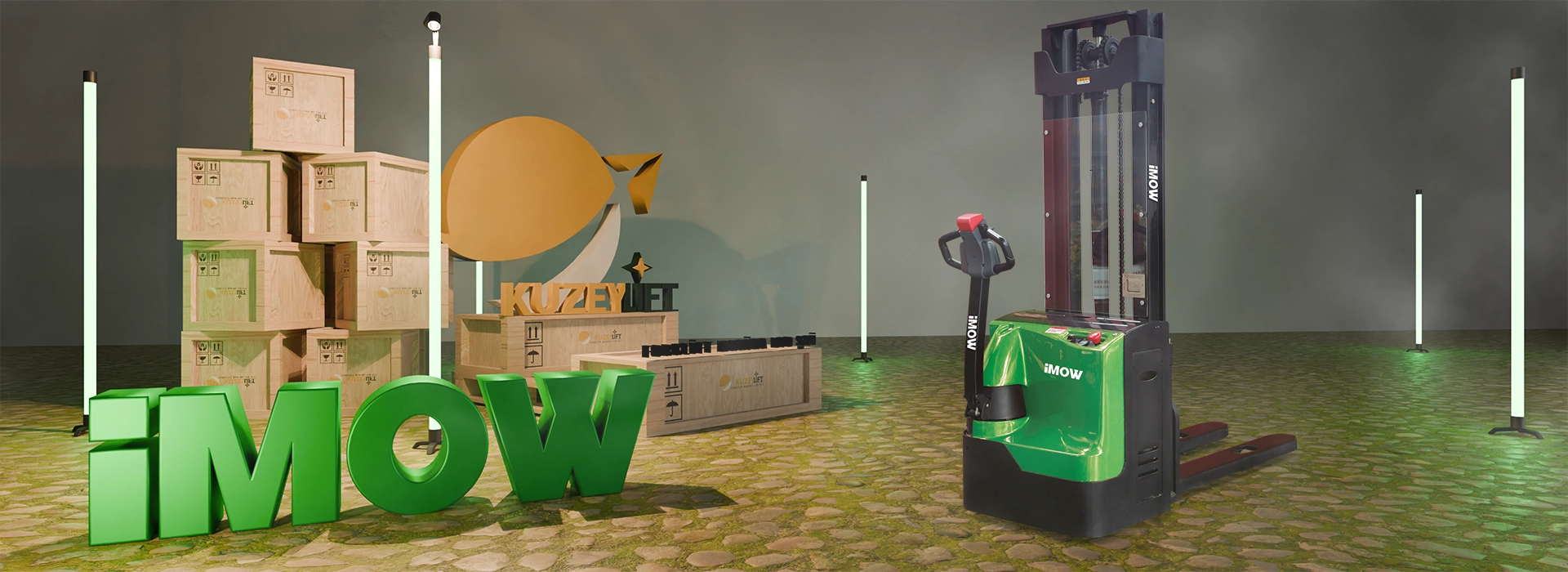 ES16-16WA 1.6 Ton Lityum-İyon Elektrikli İstifleyici (Pedestrian) — 4500 mm kaldırma, 24V/205Ah akü, kompakt 1589 mm dönüş yarıçapı, poliüretan tekerlekler, elektromanyetik fren ve AC sürüş kontrol ile dar koridor depo operasyonlarında pratik çözüm.