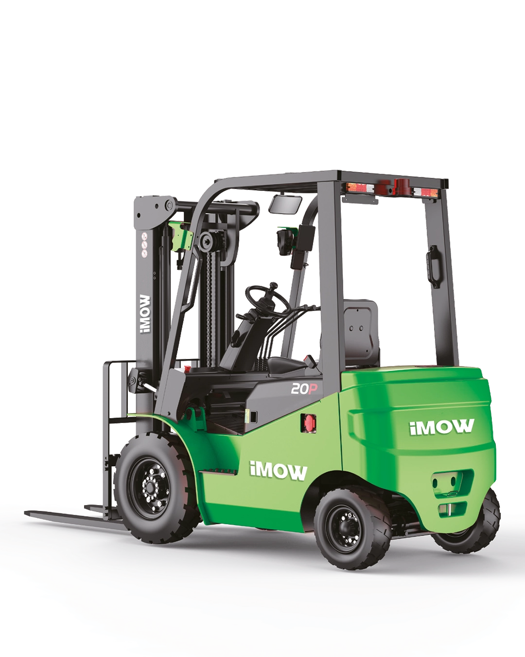 ICE203 2 ton (2000 kg) lityum-iyon elektrikli forklift, 4,8 m (4800 mm) kaldırma yüksekliği, 80V/410Ah Li-ion akü, 10 kW sürüş ve 16 kW kaldırma gücü ile depo içi istif ve yük transferi için Kuzey Lift Forklift İzmir satış ve servis desteğiyle verimli çözümdür.