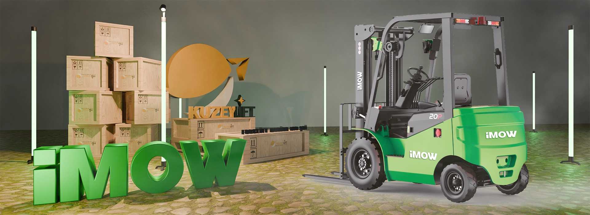 ICE203 2 Ton Li-ion Elektrikli Forklift — 4,8 m kaldırma, 80V/410Ah Li-ion akü, güçlü manevra ve Kuzey Lift Forklift (İzmir) satış & servis desteğiyle depo operasyonlarında yüksek verim.