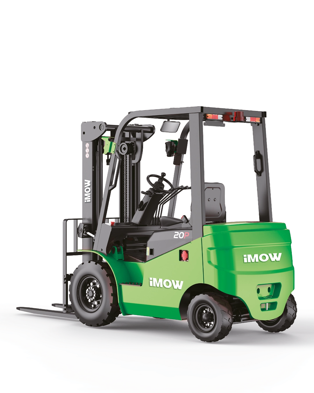 ICE203P 2 ton (2000 kg) lityum-iyon elektrikli forklift, 4,8 m (4800 mm) kaldırma yüksekliği, 80V/460Ah Li-ion akü, 15 kW sürüş ve 18 kW kaldırma gücü ile depo içi istif ve yük transferi için Kuzey Lift Forklift İzmir satış ve servis desteğiyle verimli çözümdür.