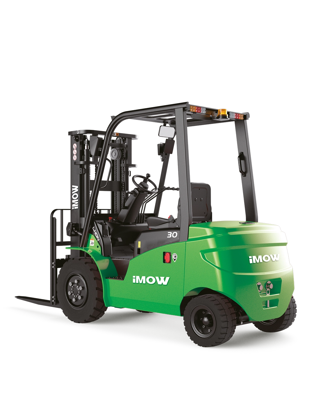 ICE353S 3,5 ton Li-ion elektrikli forklift, 4,8 m kaldırma yüksekliği ve 80V/460Ah yüksek kapasiteli aküsüyle Kuzey Lift Forklift İzmir satış ve servis güvencesi altında ağır yüklerde yüksek hız ve uzun vardiya performansı sunar.