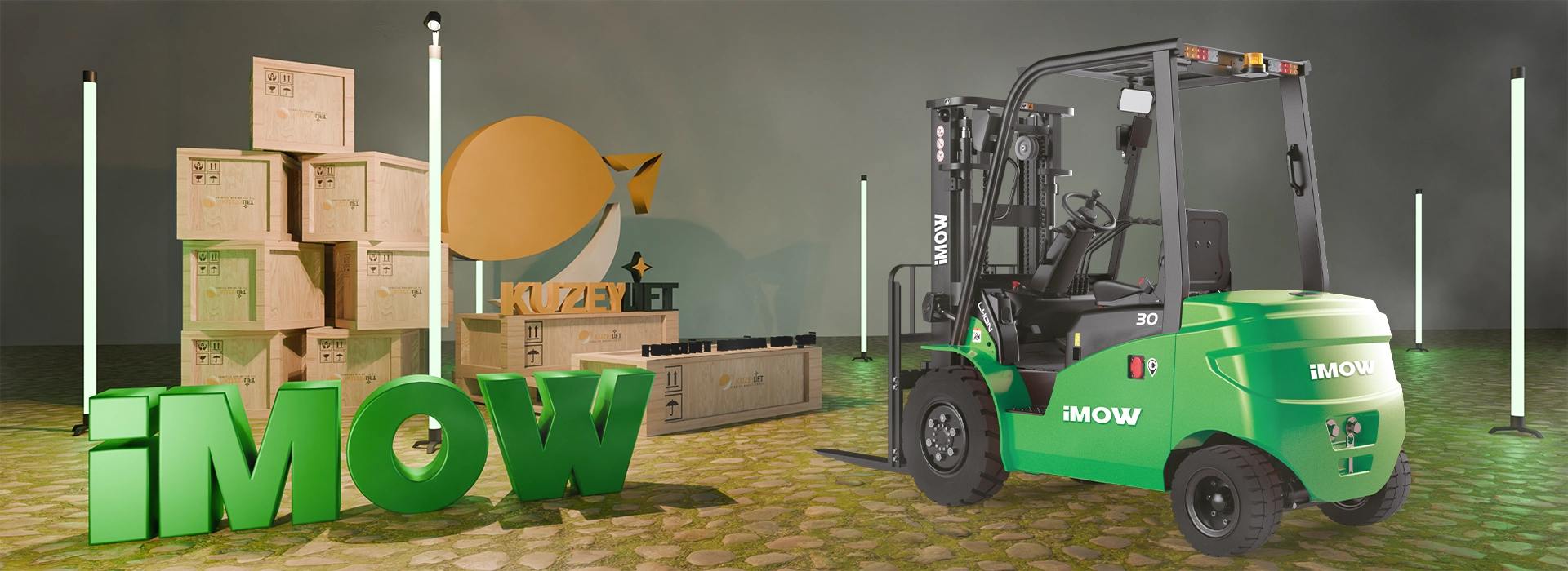 ICE353S 3.5 Ton Lityum-İyon Elektrikli Forklift 4,8 m kaldırma • 80V/460Ah Li-ion akü • Yüksek hız & güçlü performans • Kuzey Lift Forklift İzmir