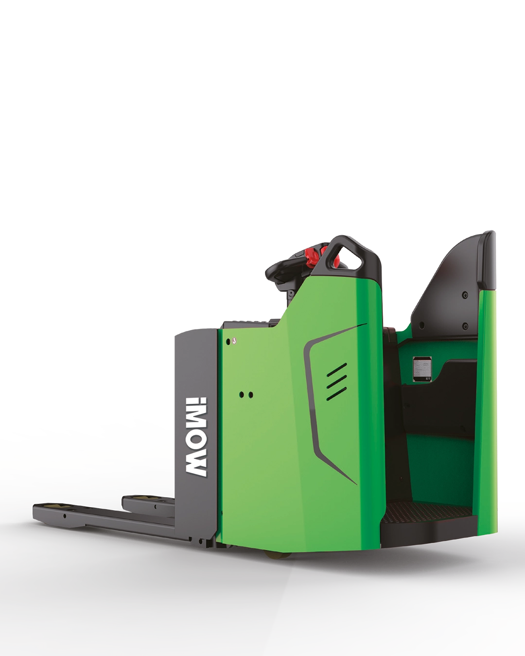 KPL201H 2 ton (2000 kg) lityum-iyon elektrikli transpalet, ayakta kullanım (standing) sürüş tipi, 24V/205Ah Li-ion akü, 3 kW sürüş ve 2.2 kW kaldırma gücü, poliüretan tekerlekler, elektromanyetik fren ve elektronik direksiyon sistemi ile depo içi hızlı palet transferlerinde Kuzey Lift Forklift İzmir satış ve servis desteğiyle ideal çözümdür.