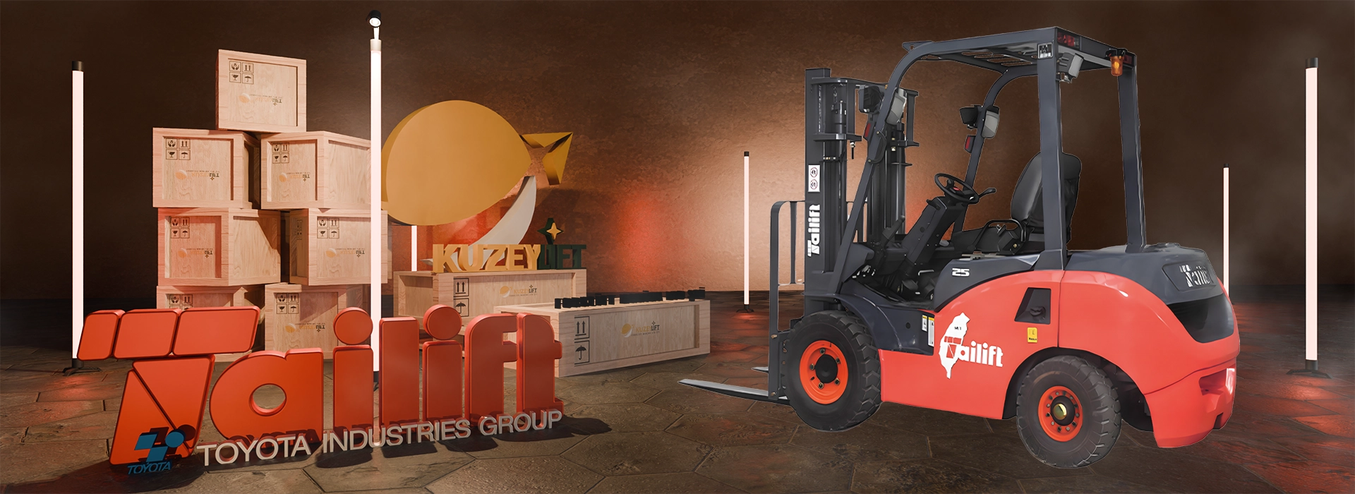 İzmir’de Kuzey Lift Forklift: Tailift PFD30 — 3,0 ton / 3.000 kg dizel forklift, 4,5 m / 4.500 mm kaldırma yüksekliği, KUBOTA 59 kW motor gücüyle satış & servis desteği.