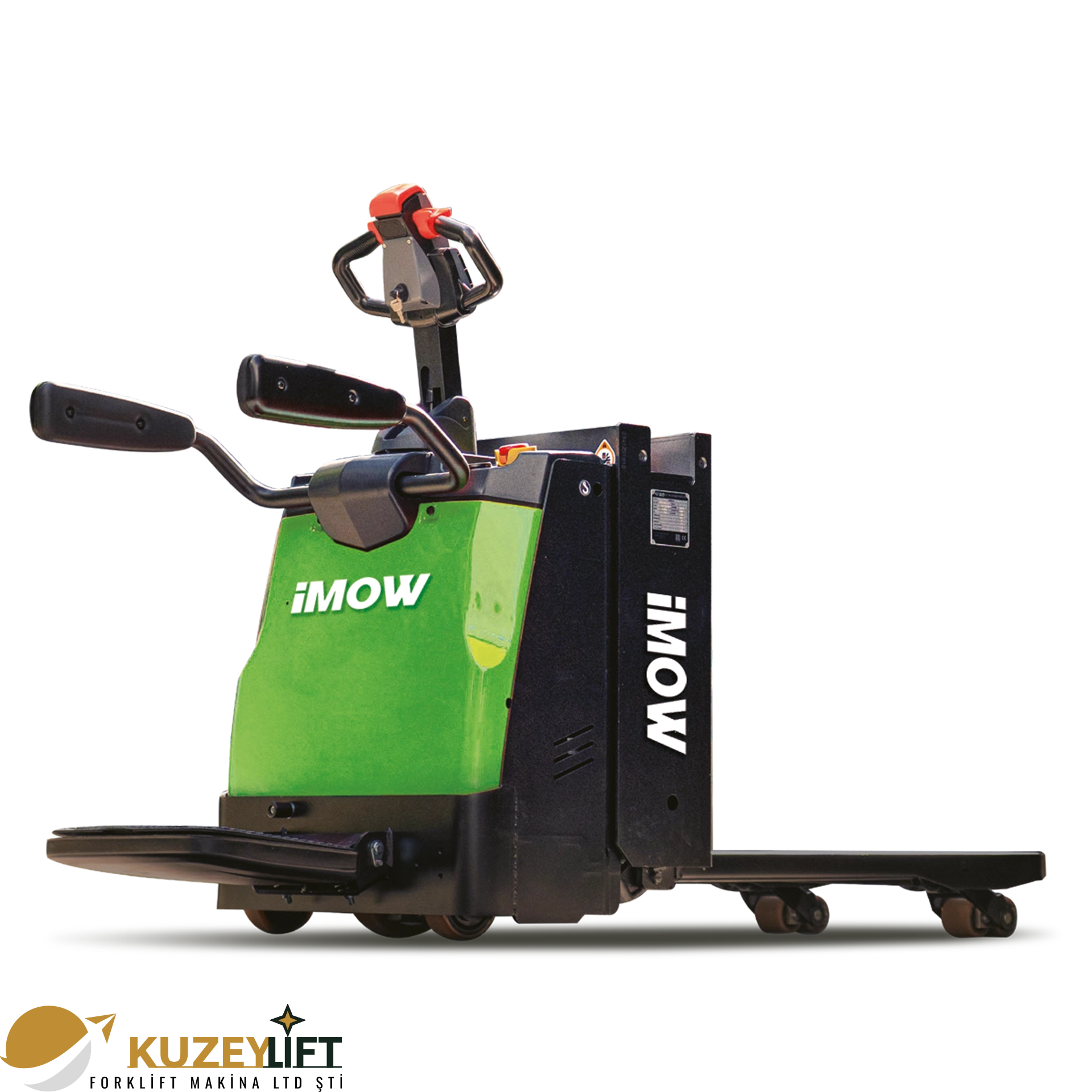 RPL251 (Li) Lityum-İyon Elektrikli Transpalet  Kuzey Lift Forklift 	•	Taşıma Kapasitesi: 2.500 kg (2,5 ton) 	•	Kullanım Tipi: Ayakta operatörlü (Standing) 	•	Akü: 24V / 205Ah Lityum-İyon 	•	Seyir Hızı: 5.5 / 6 km/s 	•	Toplam Ağırlık: 802 kg 	•	Dönüş Yarıçapı: 1790 mm  Öne Çıkan Avantajlar: Yüksek taşıma kapasitesi · Ayakta sürüş ergonomisi · Güçlü AC motor · Düşük bakım maliyeti · Sessiz ve çevreci çalışma