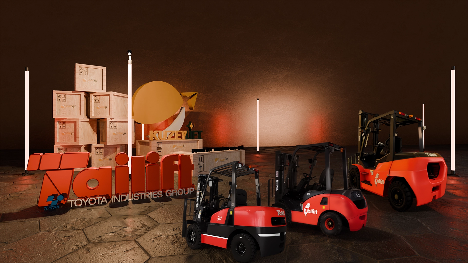 Tailift dizel forklift – Toyota Industries Group üretimi endüstriyel forklift